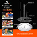 XL Vertical Griller with Rack Powered by Trompo King