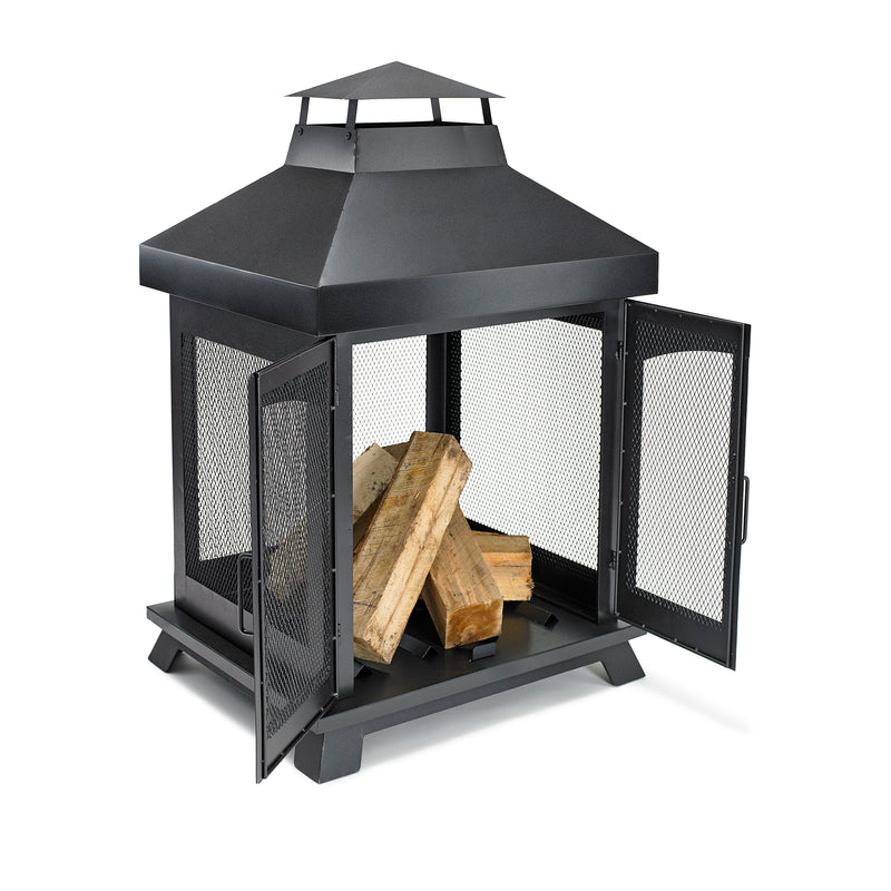 Endless Summer 45 In.  Wood Burning Steel Outdoor Fire House