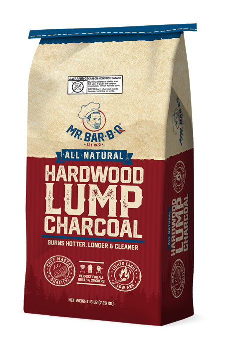 Mr.Bar-B-Q 16 lb 100% Natural Hardwood Lump Charcoal
