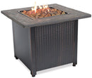 Endless Summer 30 in. LP Gas Outdoor Fire Pit with Resin Tile Mantel