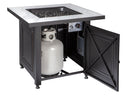 30-Inch Square Propane Gas Fire Pit Table "The Bristol" | Endless Summer