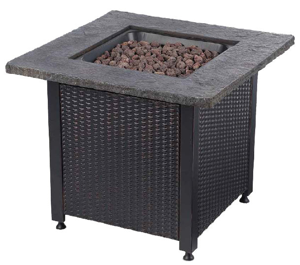 Endless Summer 30 In. Outdoor Propane Gas Lava Rock Top Fire Pit