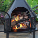 Wood-Burning Outdoor Firehouse with Chimney | Endless Summer