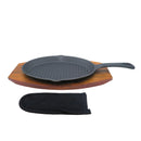 Cast Iron Fajita Platter Set | Mr. Bar-B-Q