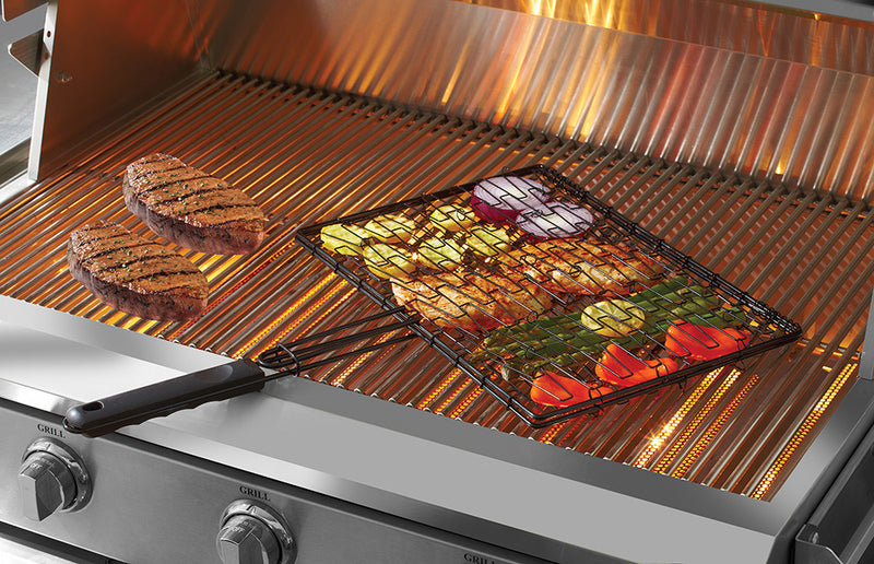 Deluxe Non-Stick Flexible Grilling Basket | Mr. Bar-B-Q