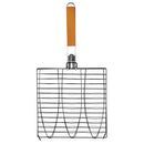 Non-Stick Triple Fish Basket with Folding Handle | Mr. Bar-B-Q