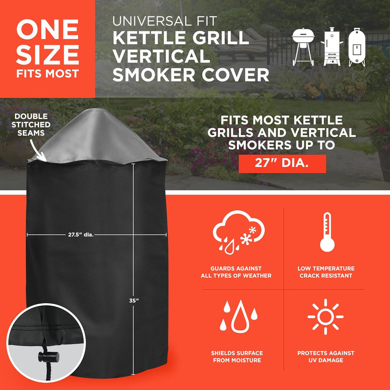 Universal Fit Kettle Grill/Smoker Cover