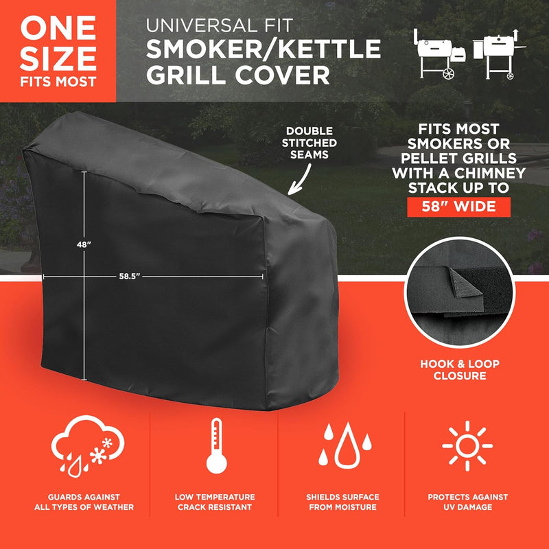 Large Universal Fit Smoker/Pellet Grill Cover