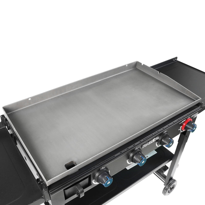 Razor 4-Burner Griddle with Folding Shelves