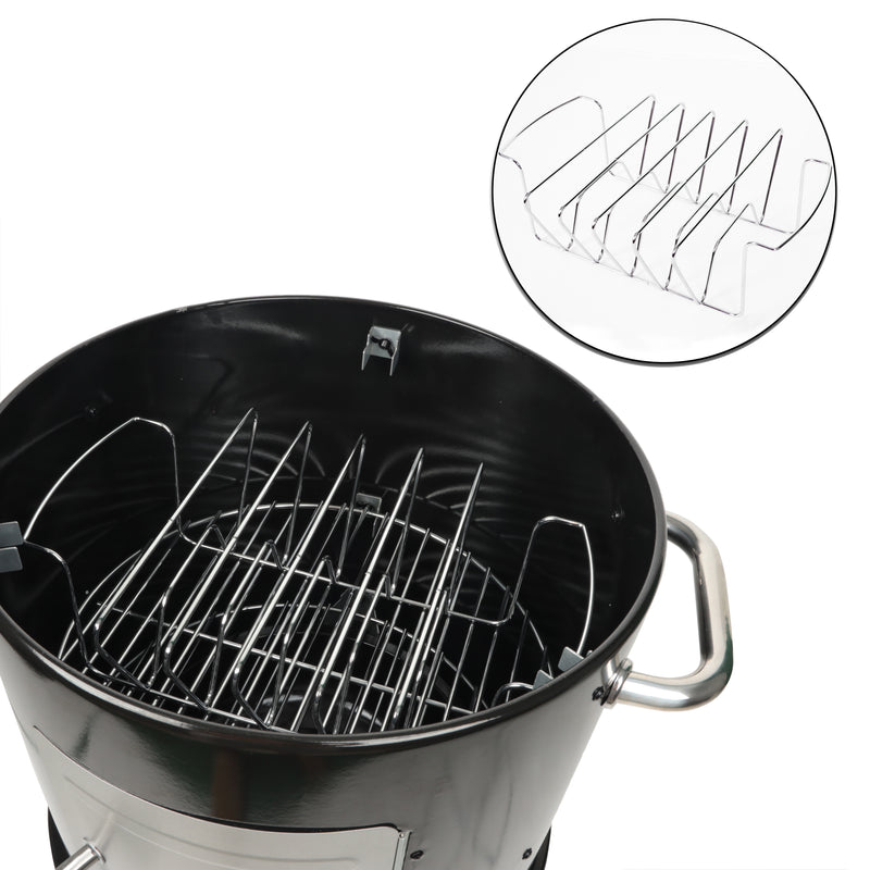 4 Tier Vertical Charcoal Smoker | Grill Boss