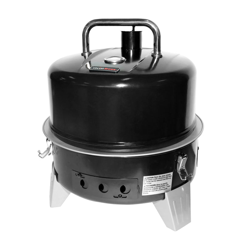 4 Tier Vertical Charcoal Smoker | Grill Boss