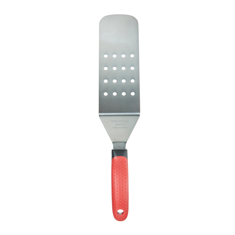 Chef Master High Heat Perforated Flexible Turner Spatula, 7.6" x 2.87" Blade