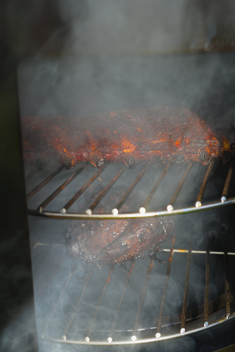4 Tier Vertical Charcoal Smoker | Grill Boss