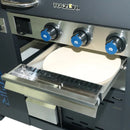 Razor 25 in. 3-Burner Portable Propane Gas Griddle and Outdoor Kitchen with Lid in Black