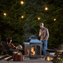45-Inch Wood Burning Steel Outdoor Fire House | Endless Summer