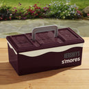 HERSHEY'S S'mores Caddy - Holds Chocolate Bars, Graham Crackers and Marshmallows