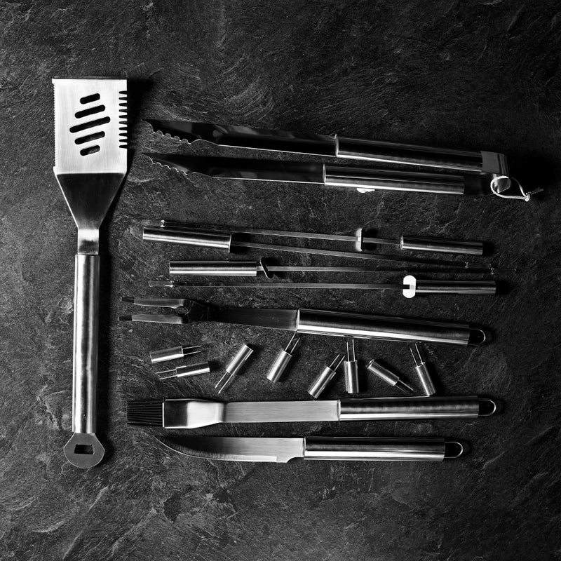 Mr. Bar-B-Q 18 Piece Tool Set with Aluminum Case