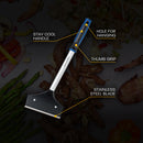 Long Handle Griddle Scraper | Razor