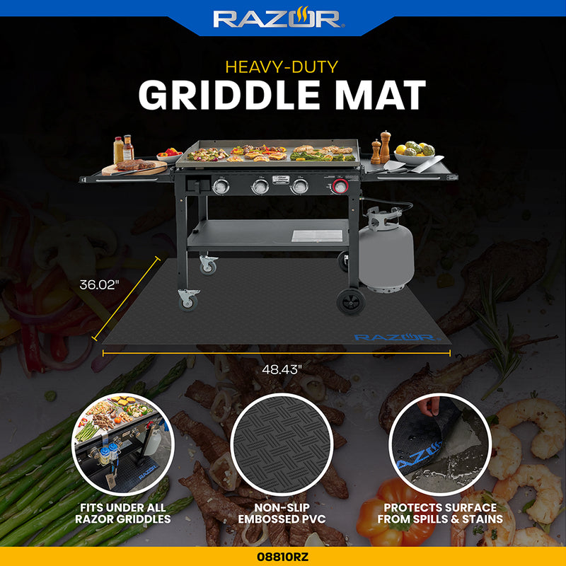 Razor Non Slip Protective Heavy-Duty Griddle Mat