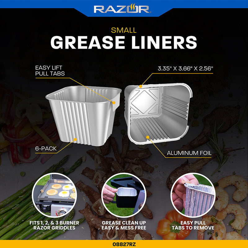 Razor Grease Cup Liners 6 Pack (Small)