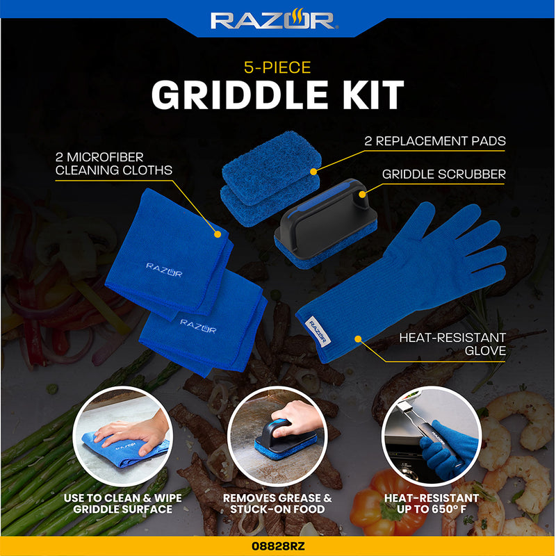 Razor 6-Piece Griddle Cleaning Kit