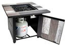 Endless Summer 30 in. "GRAYSON" Square LP Gas Outdoor Fire Pit