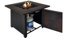 Endless Summer 30 in. "The Spencer" Outdoor Square Steel Frame LP Gas Fire Pit