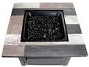 Endless Summer 30 in. "GRAYSON" Square LP Gas Outdoor Fire Pit