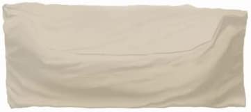 Taupe Poly 86" Sofa Cover