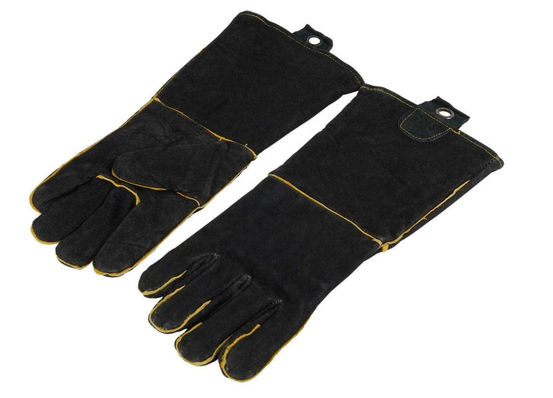 Mr.Bar-B-Q Extra Long Leather BBQ Gloves