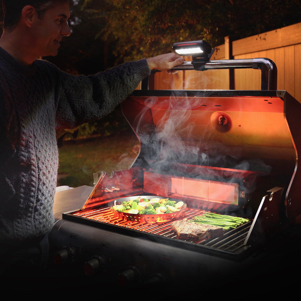 Mr. Bar B Q Dual Action Grill Light