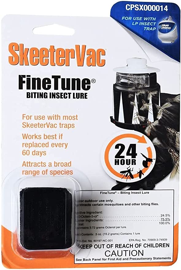 SkeeterVac Fine Tune Biting Insect Lure Replacement, Use as Bait for SkeeterVac Mosquito Killer
