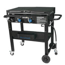 Razor 2 Burner Razor Griddle with Folding Shelves and Features