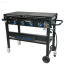 Razor 4 Burner Razor Griddle with Folding Shelves and Features
