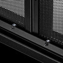 UniFlame "Connor" Bi-fold style Fireplace Doors with Smoke Tempered Glass