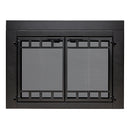 UniFlame "Connor" Bi-fold style Fireplace Doors with Smoke Tempered Glass