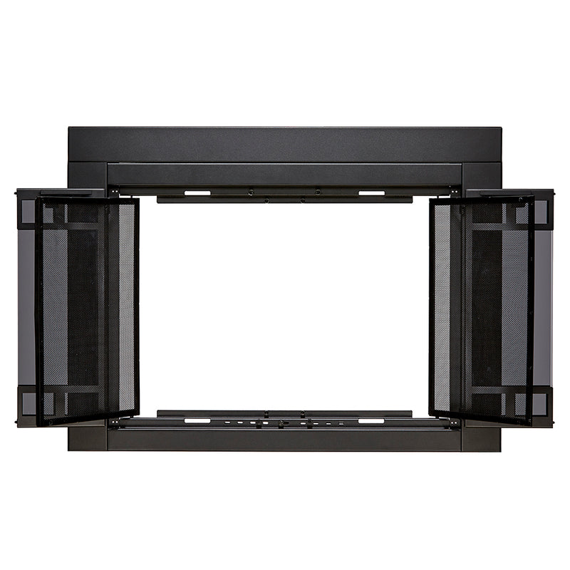 UniFlame "Connor" Bi-fold style Fireplace Doors with Smoke Tempered Glass