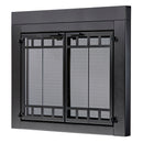 UniFlame "Connor" Bi-fold style Fireplace Doors with Smoke Tempered Glass