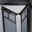 UniFlame "Connor" Bi-fold style Fireplace Doors with Smoke Tempered Glass