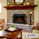 UniFlame "Connor" Bi-fold style Fireplace Doors with Smoke Tempered Glass