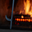 5-Piece Black Finish Fireplace Tools Set with Cylinder Handles | UniFlame