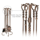 5-Piece Antique Copper Toolset with Ring Swirl Handles | UniFlame