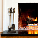 5-Piece Bronze Finish Fireplace Tools Set with Ball Handles | UniFlame