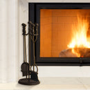 5-Piece Bronze Finish Fireplace Tools Set with Ball Handles | UniFlame