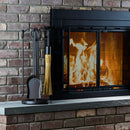 5-Piece Olde World Iron Mini Fireplace Tools Set with Crook Handles | UniFlame