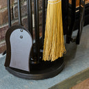 5-Piece Olde World Iron Mini Fireplace Tools Set with Crook Handles | UniFlame