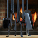 5-Piece Olde World Iron Fireplace Tools Set with Horseshoe Handles | UniFlame