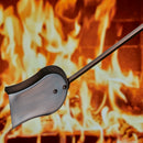 5-Piece Antique Copper Hammered Finish Fireplace Tools Set with Crook Handles | UniFlame