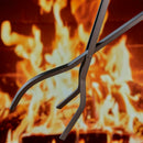 5-Piece Bronze Finish Fireplace Tools Set with Crook Handles | UniFlame