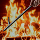 5-Piece Bronze Finish Fireplace Tools Set with Crook Handles | UniFlame